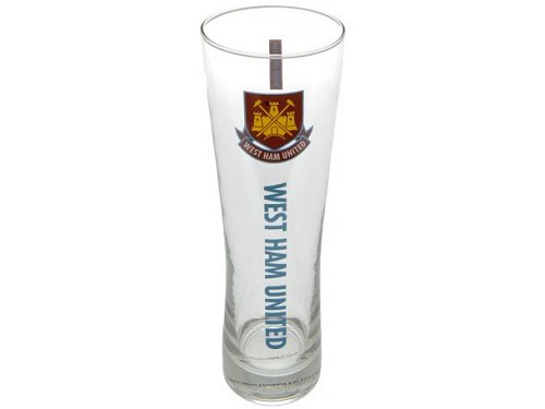 West Ham United beer glass