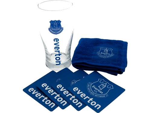 Everton Liverpool mini bar set