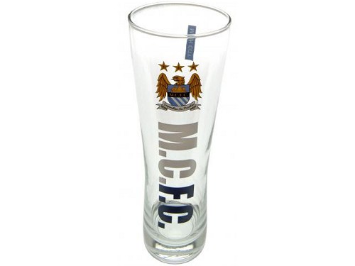 Manchester City beer glass
