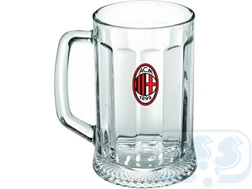AC Milan glass tankard