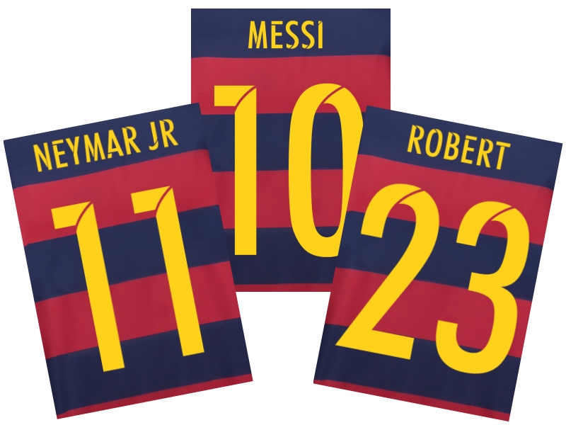FC Barcelona jersey printing