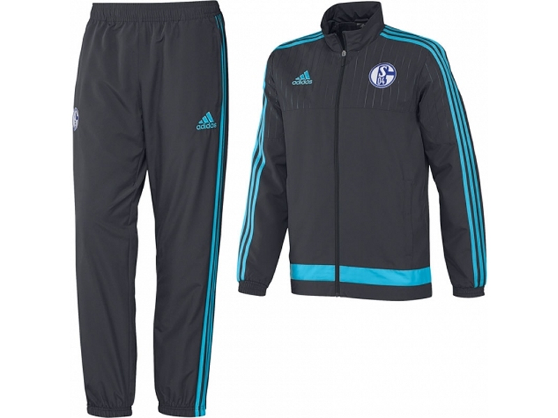 Schalke Gelsenkirchen Adidas track suit