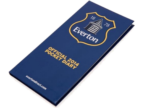 Everton Liverpool pocket diary