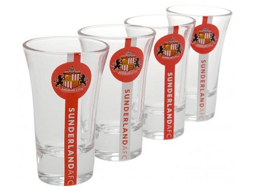 Sunderland FC shot glasses