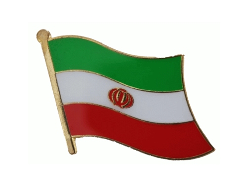 Iran pin badge