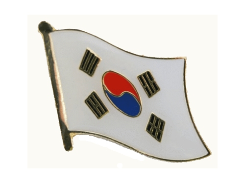 South Korea pin badge