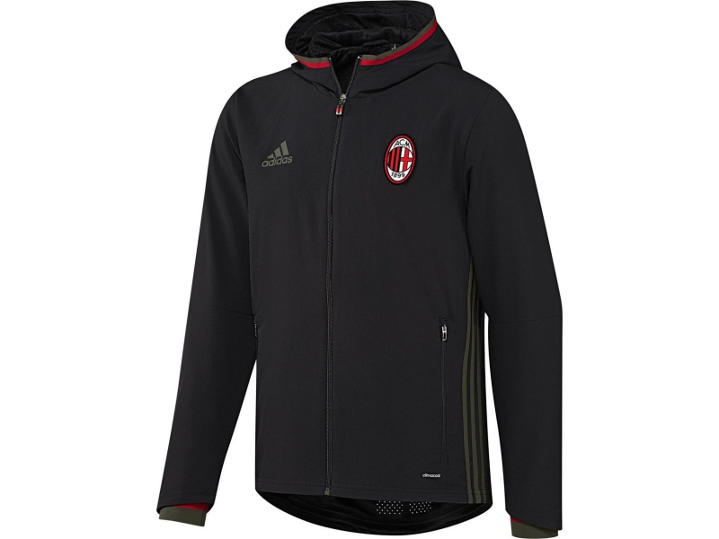 AC Milan Adidas sweat-jacket