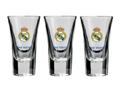 Real Madrid shot glasses