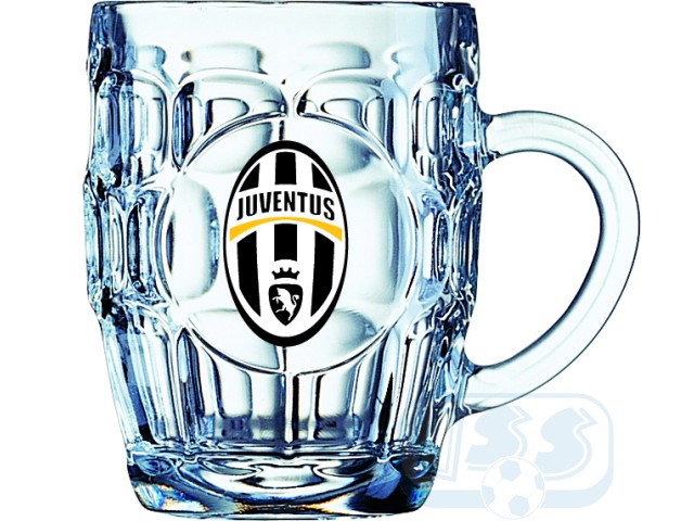 Juventus Turin glass tankard