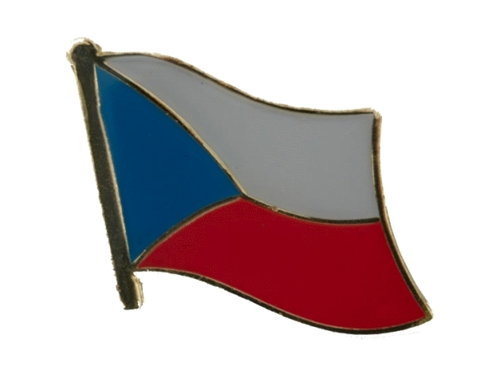 Czech Republic pin badge