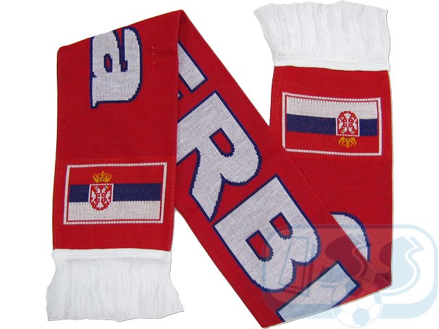 Serbia scarf