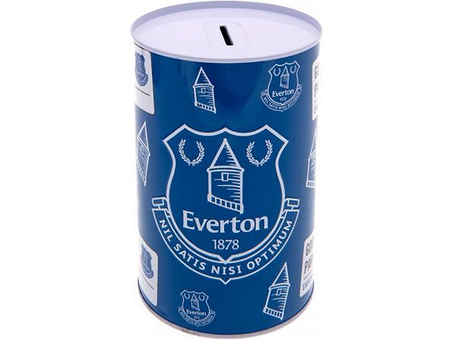 Everton Liverpool money-box