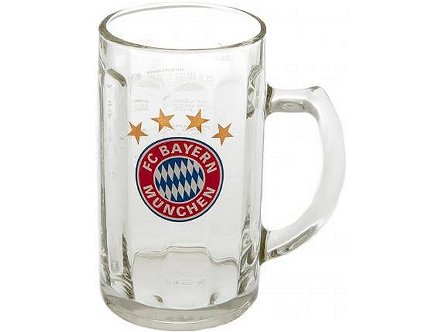 Bayern Munich glass tankard