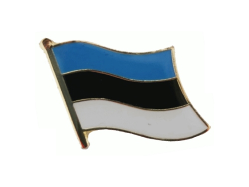 Estonia pin badge