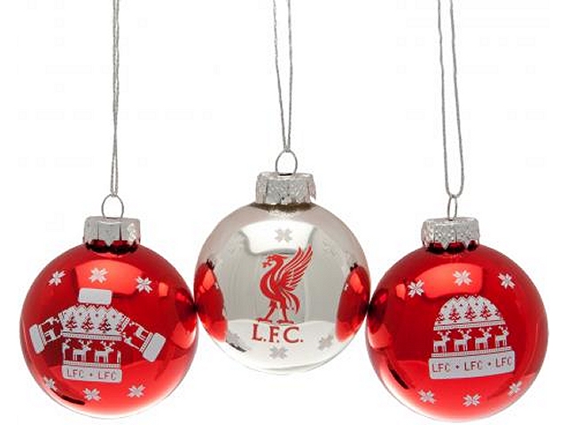 Liverpool FC Christmas baubles