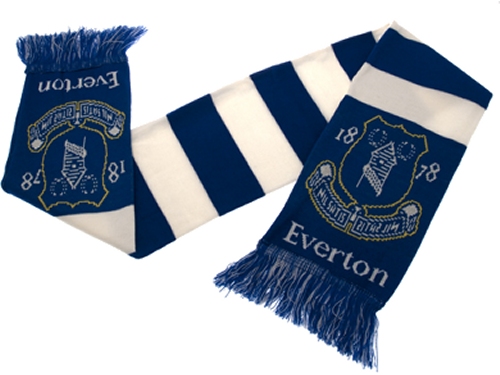 Everton Liverpool scarf